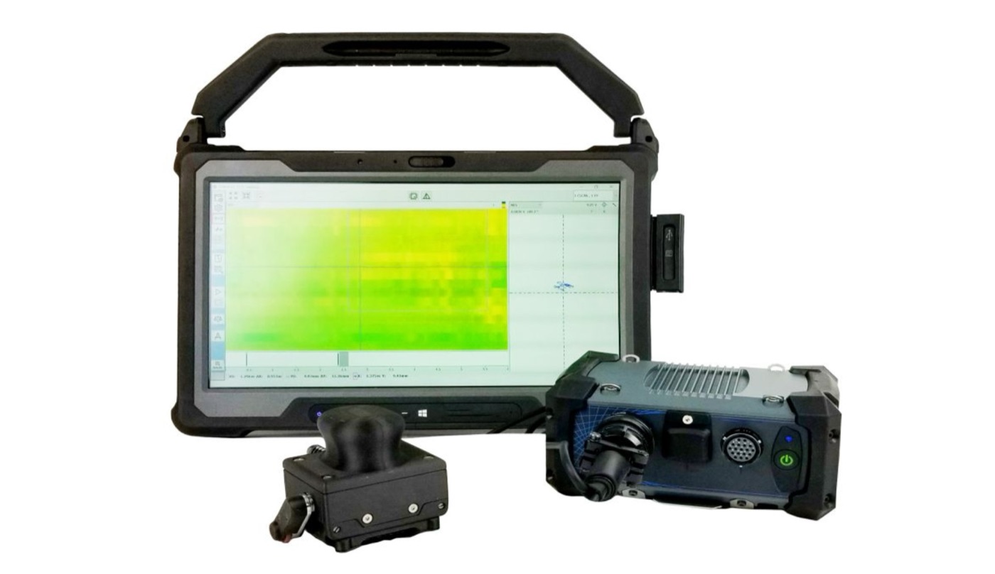 MS2 flaw detector with scanner and joystick